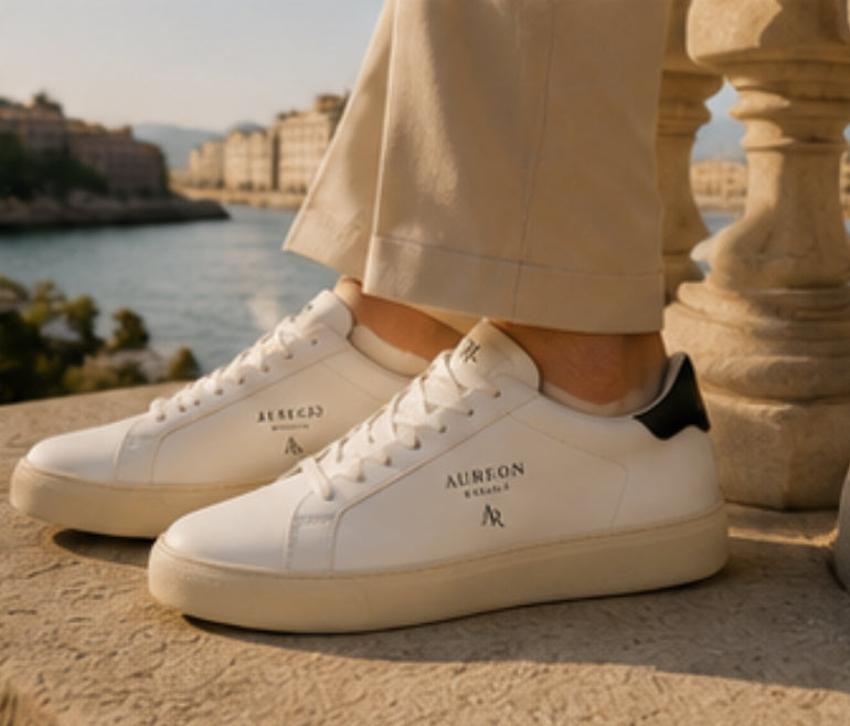 AUREON Monaco Court Sneaker – White