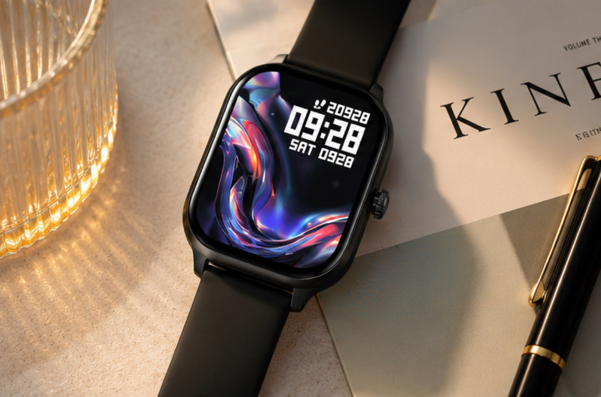 NovaFit™ Smartwatch – 2,01” HD Touchscreen | Bluetooth-Anrufe | 100+ Sportmodi