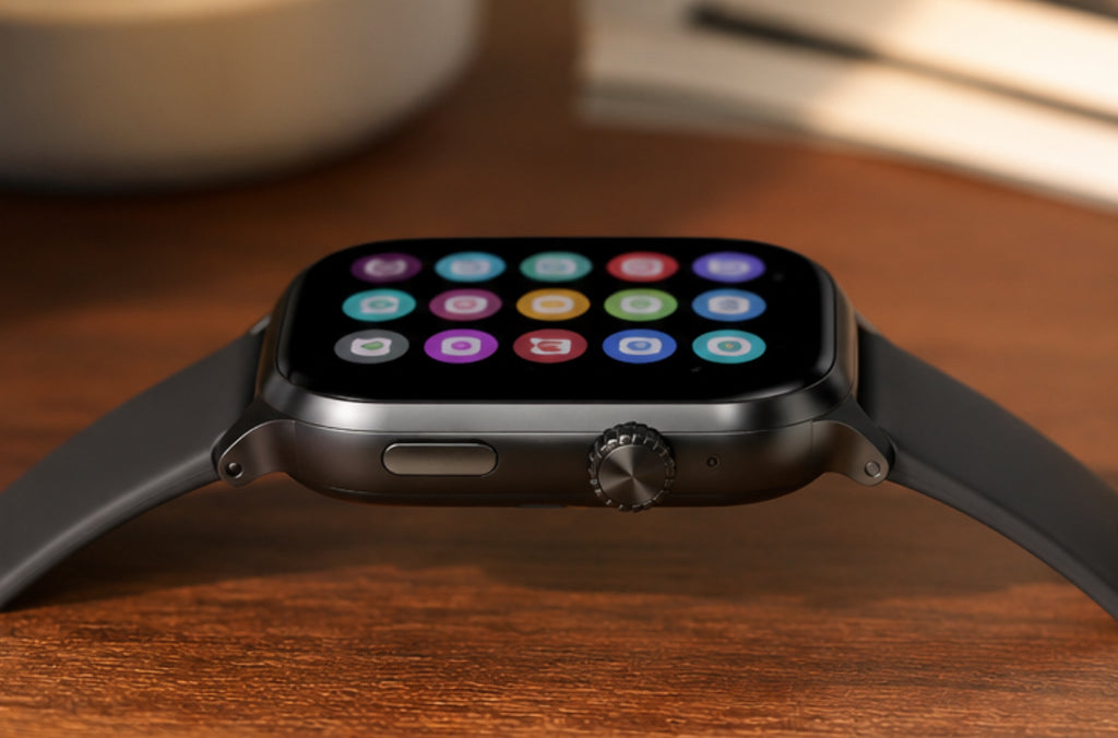 NovaFit™ Smartwatch – 2,01” HD Touchscreen | Bluetooth-Anrufe | 100+ Sportmodi