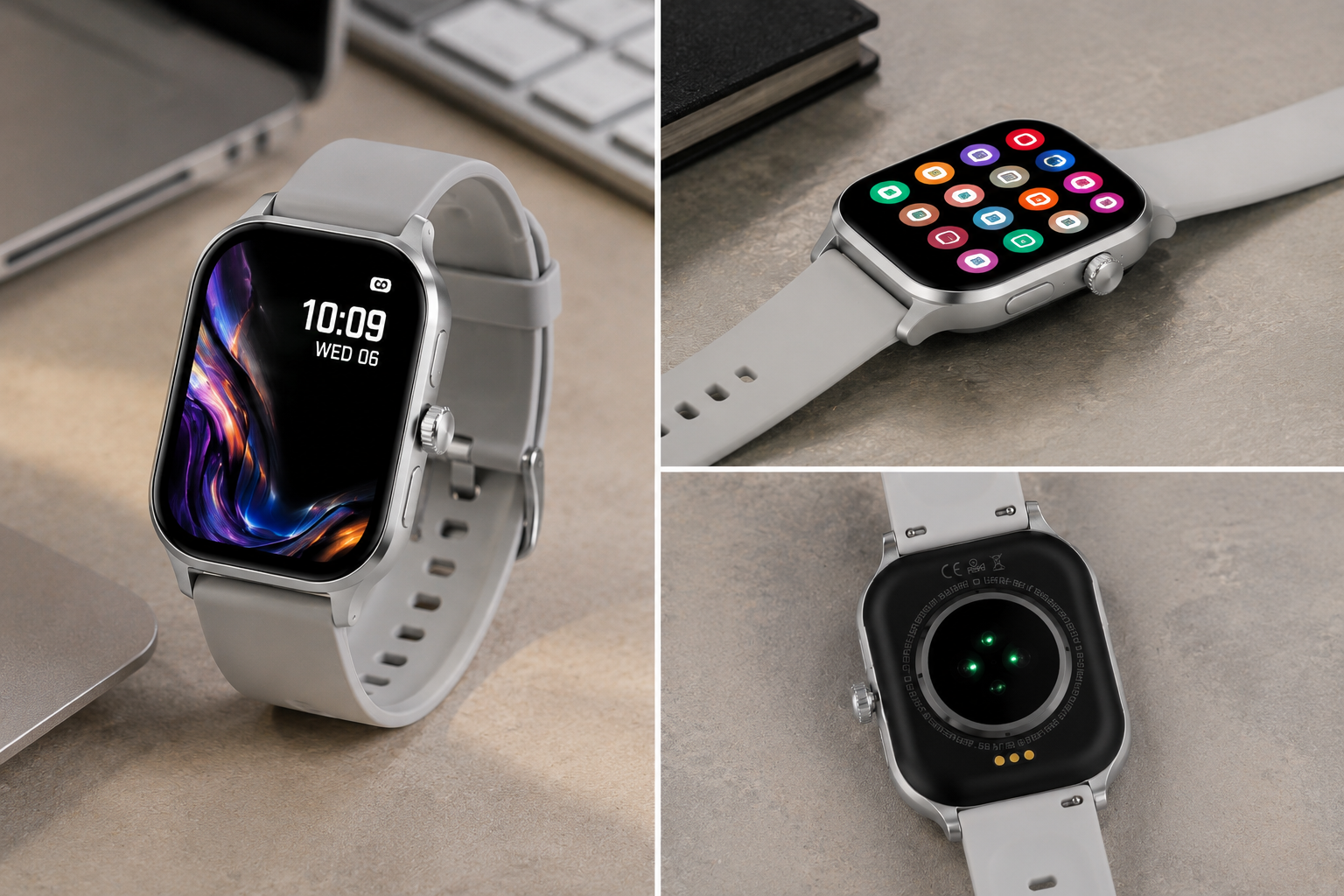 NovaFit™ Smartwatch – 2,01” HD Touchscreen | Bluetooth-Anrufe | 100+ Sportmodi