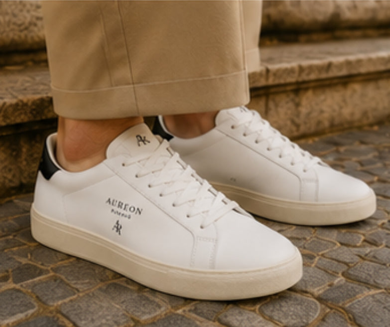 AUREON Monaco Court Sneaker – White