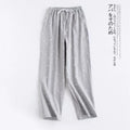 Spring Couples Cotton Gauze Sleep Pants