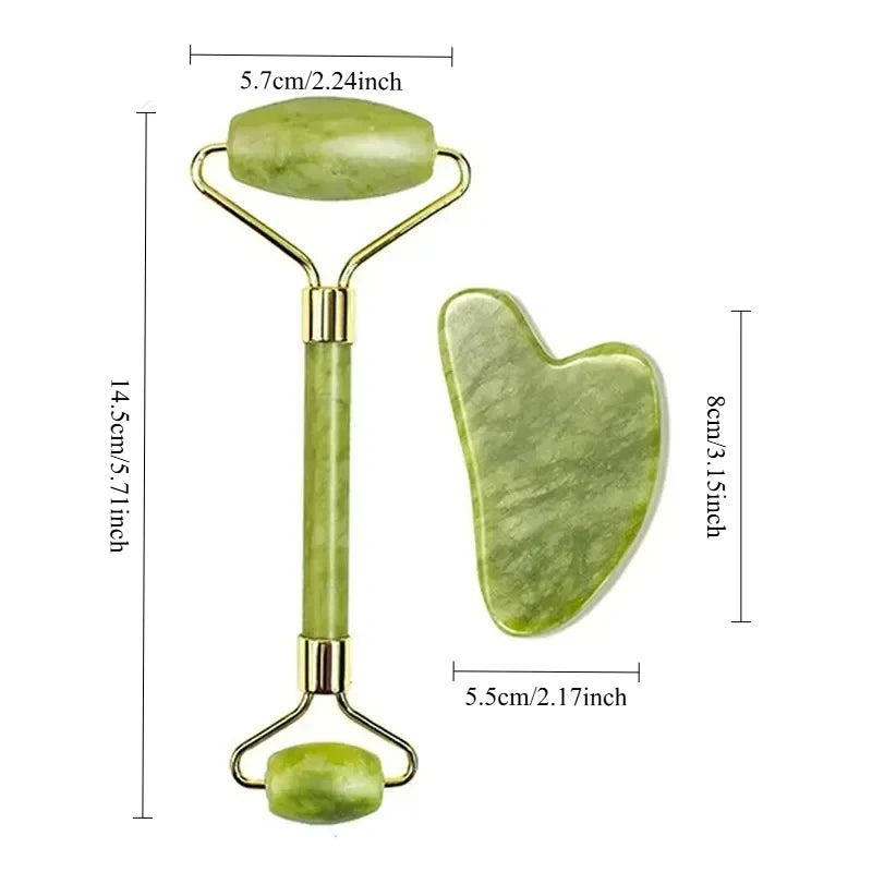 AUREON™ Gua Sha & Jade Roller Set